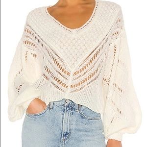 Free People Snowball Sweater Medium NWT